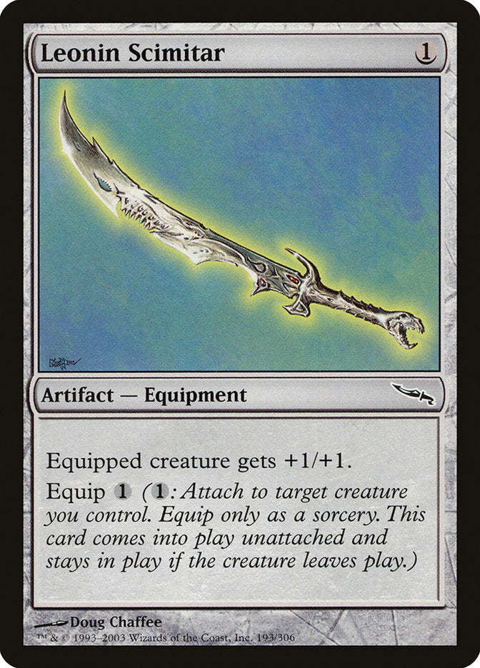 Leonin Scimitar [Mirrodin] | Gamers Paradise