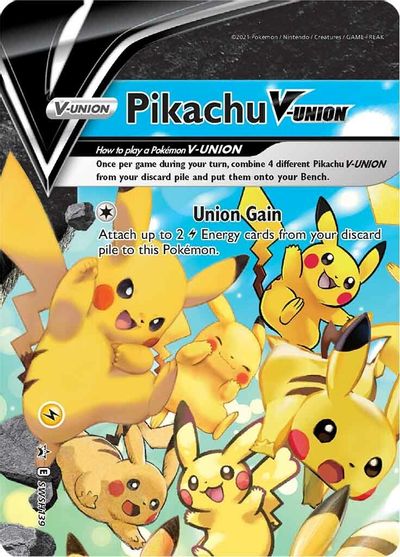 Pikachu V-UNION (SWSH139) (Celebrations) [Sword & Shield: Black Star Promos] | Gamers Paradise