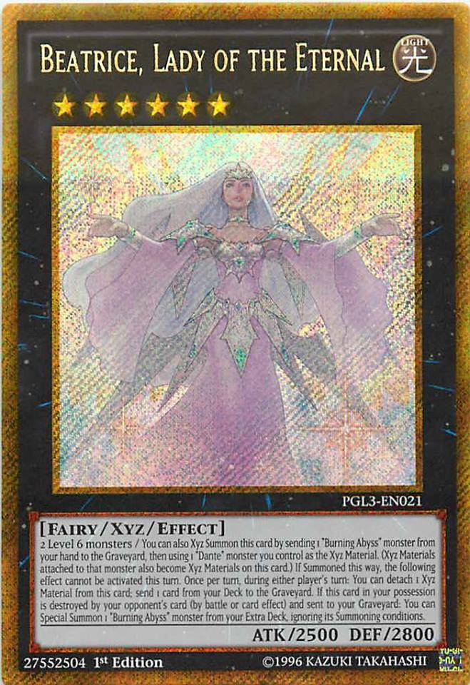 Beatrice, Lady of the Eternal [PGL3-EN021] Gold Secret Rare | Gamers Paradise