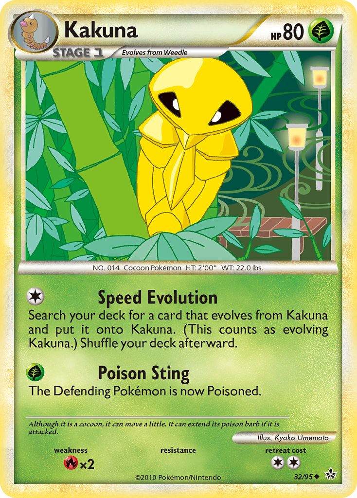 Kakuna (32/95) [HeartGold & SoulSilver: Unleashed] | Gamers Paradise