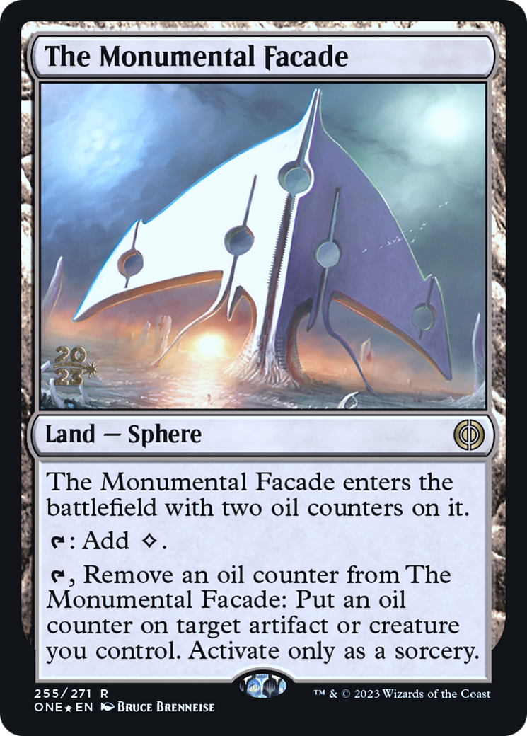 The Monumental Facade [Phyrexia: All Will Be One Prerelease Promos] | Gamers Paradise