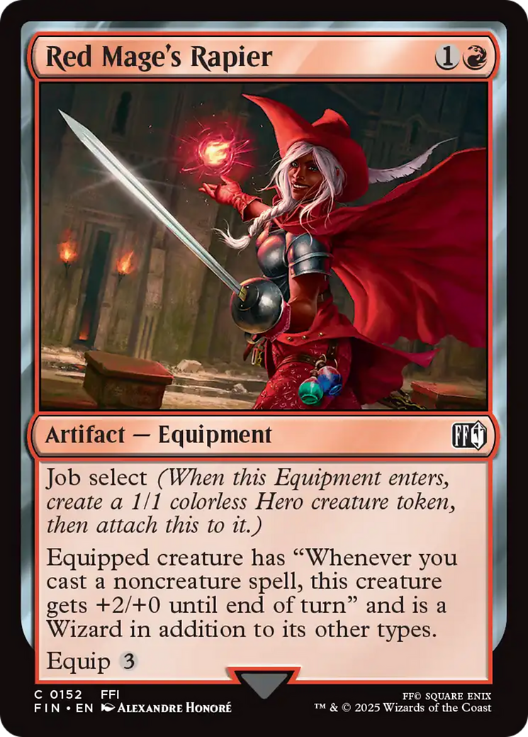 Red Mage's Rapier [FINAL FANTASY] | Gamers Paradise