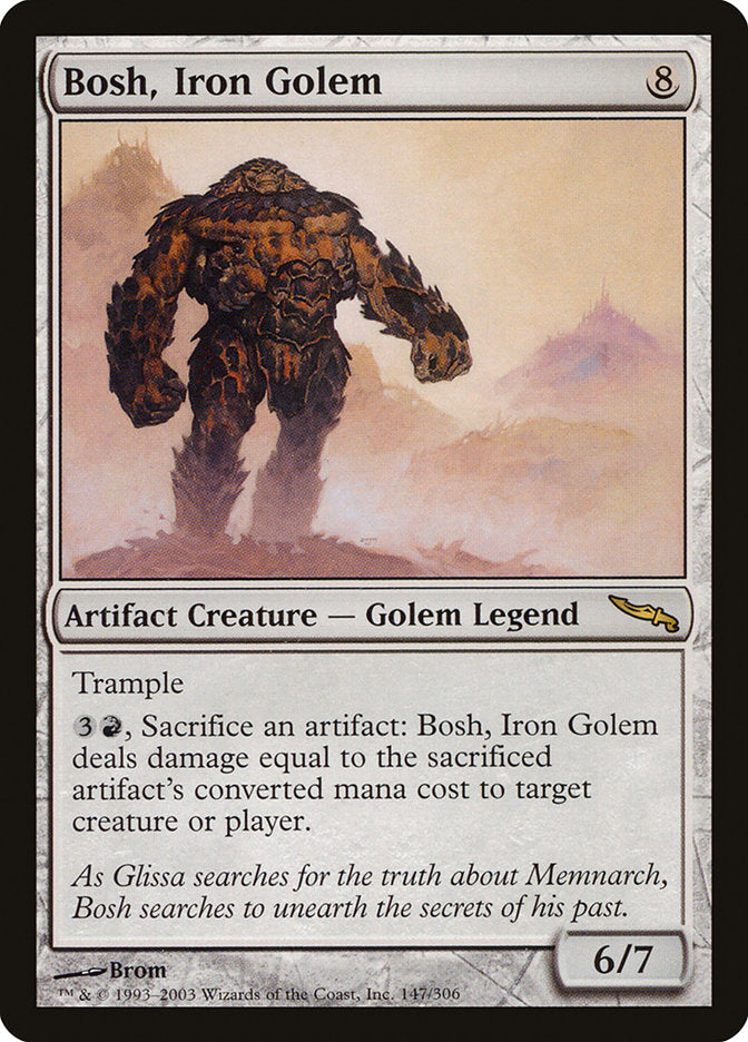 Bosh, Iron Golem [Mirrodin] | Gamers Paradise