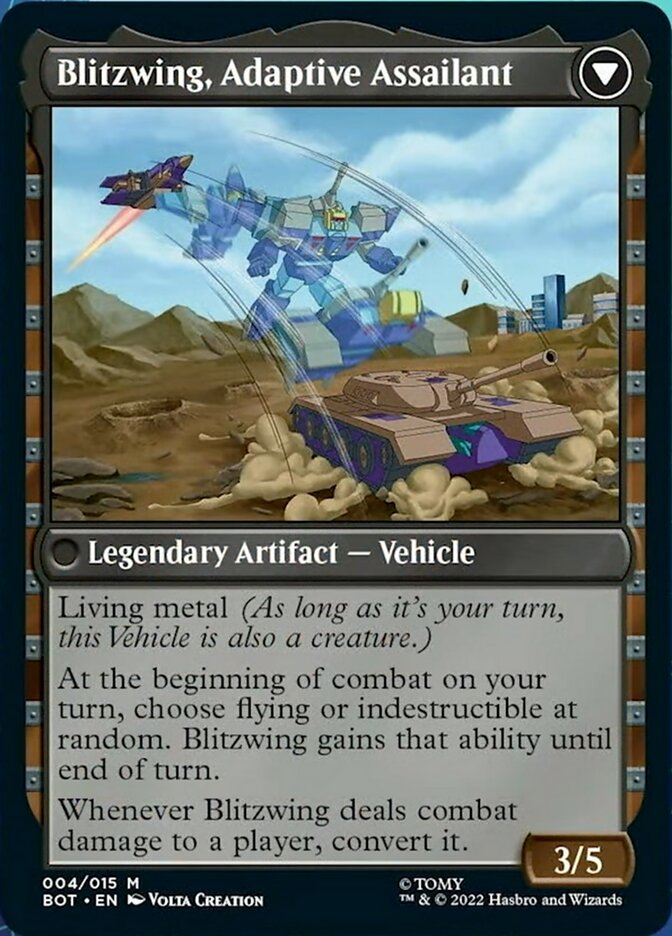 Blitzwing, Cruel Tormentor // Blitzwing, Adaptive Assailant [Transformers] | Gamers Paradise