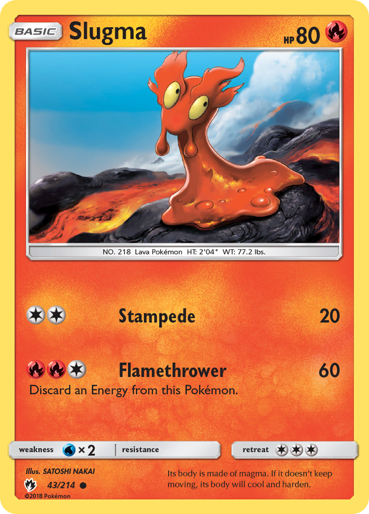 Slugma (43/214) [Sun & Moon: Lost Thunder] | Gamers Paradise
