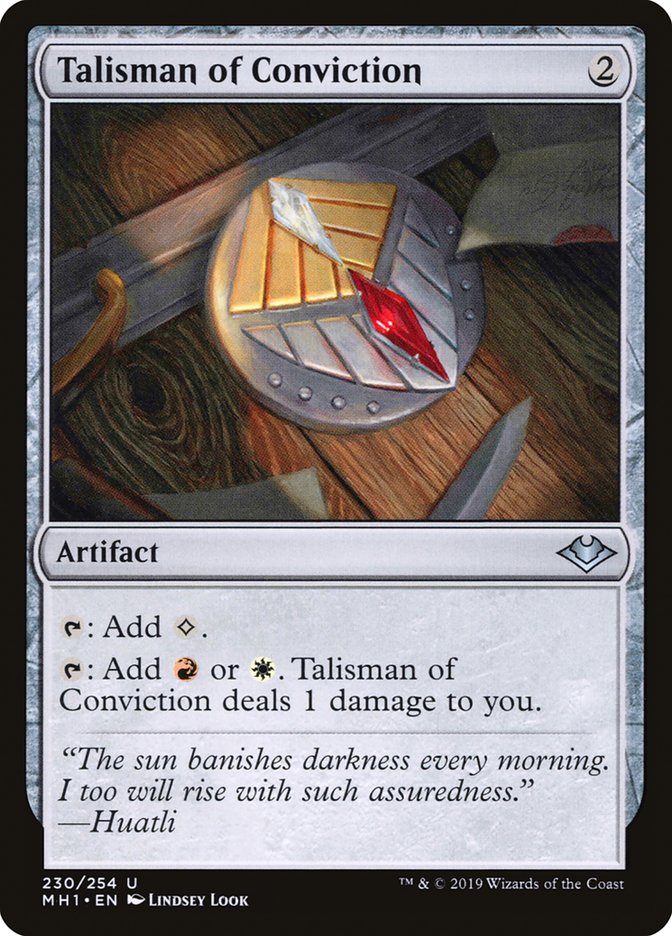 Talisman of Conviction [Modern Horizons] | Gamers Paradise