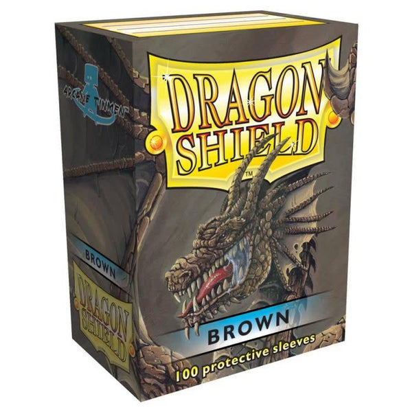 Dragon Shield: Standard 100ct Sleeves - Brown (Classic) (Older Box Art) | Gamers Paradise
