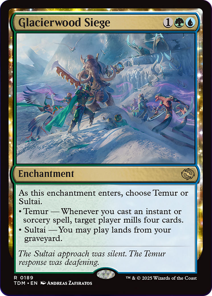Glacierwood Siege [Tarkir: Dragonstorm] | Gamers Paradise