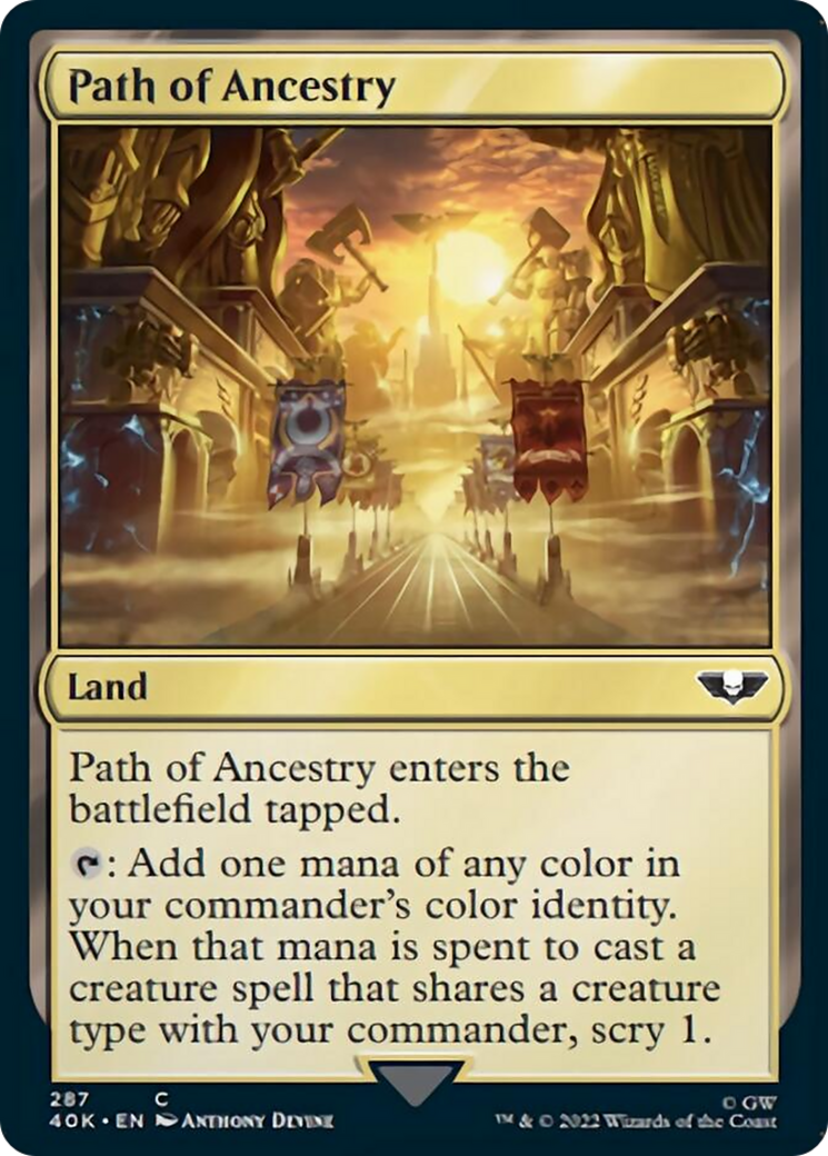 Path of Ancestry (Surge Foil) [Warhammer 40,000] | Gamers Paradise