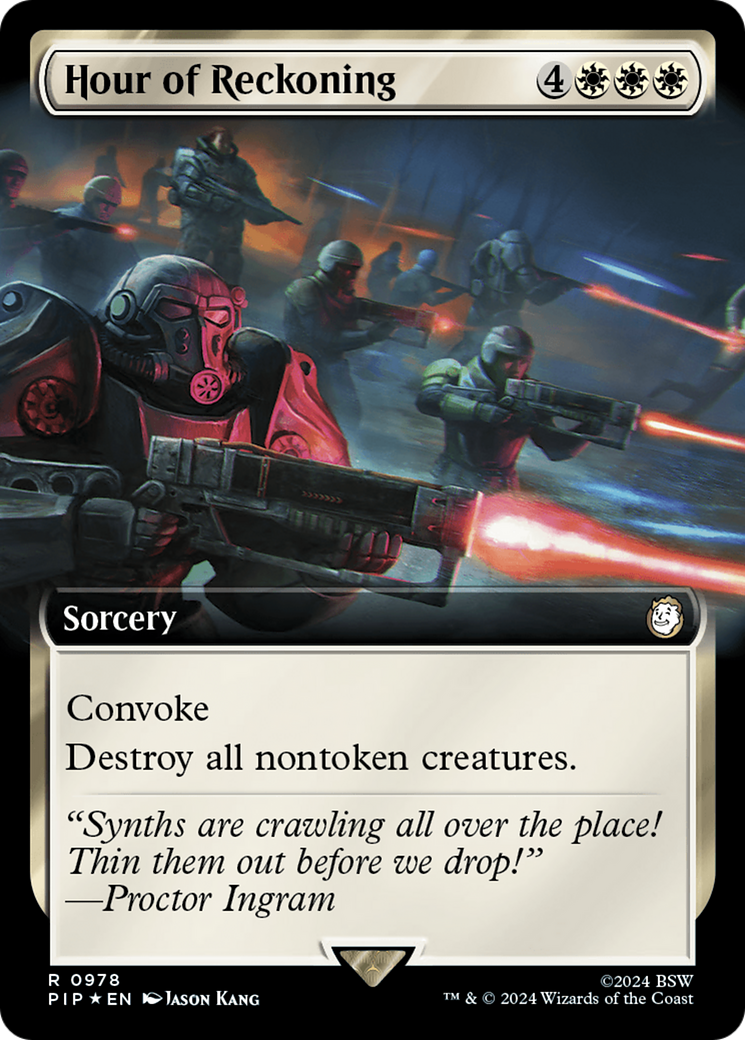Hour of Reckoning (Extended Art) (Surge Foil) [Fallout] | Gamers Paradise