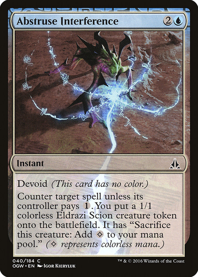 Abstruse Interference [Oath of the Gatewatch] | Gamers Paradise