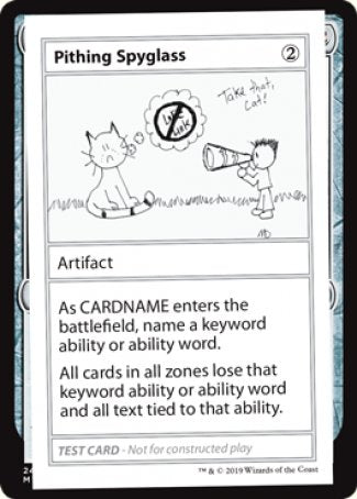 Pithing Spyglass (2021 Edition) [Mystery Booster Playtest Cards] | Gamers Paradise