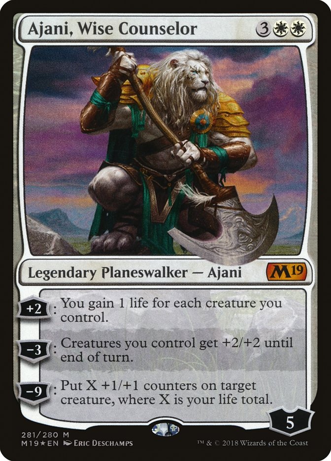 Ajani, Wise Counselor [Core Set 2019] | Gamers Paradise