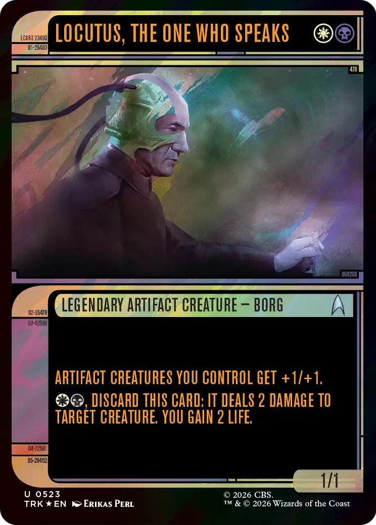 Locutus, the One Who Speaks (Showcase) (Surge Foil) [Star Trek] | Gamers Paradise