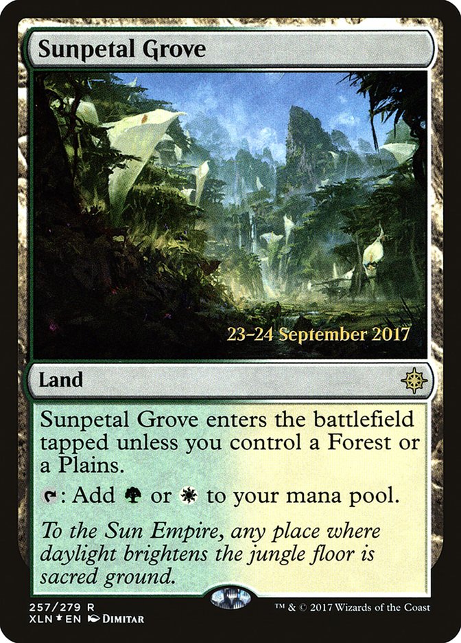 Sunpetal Grove [Ixalan Prerelease Promos] | Gamers Paradise
