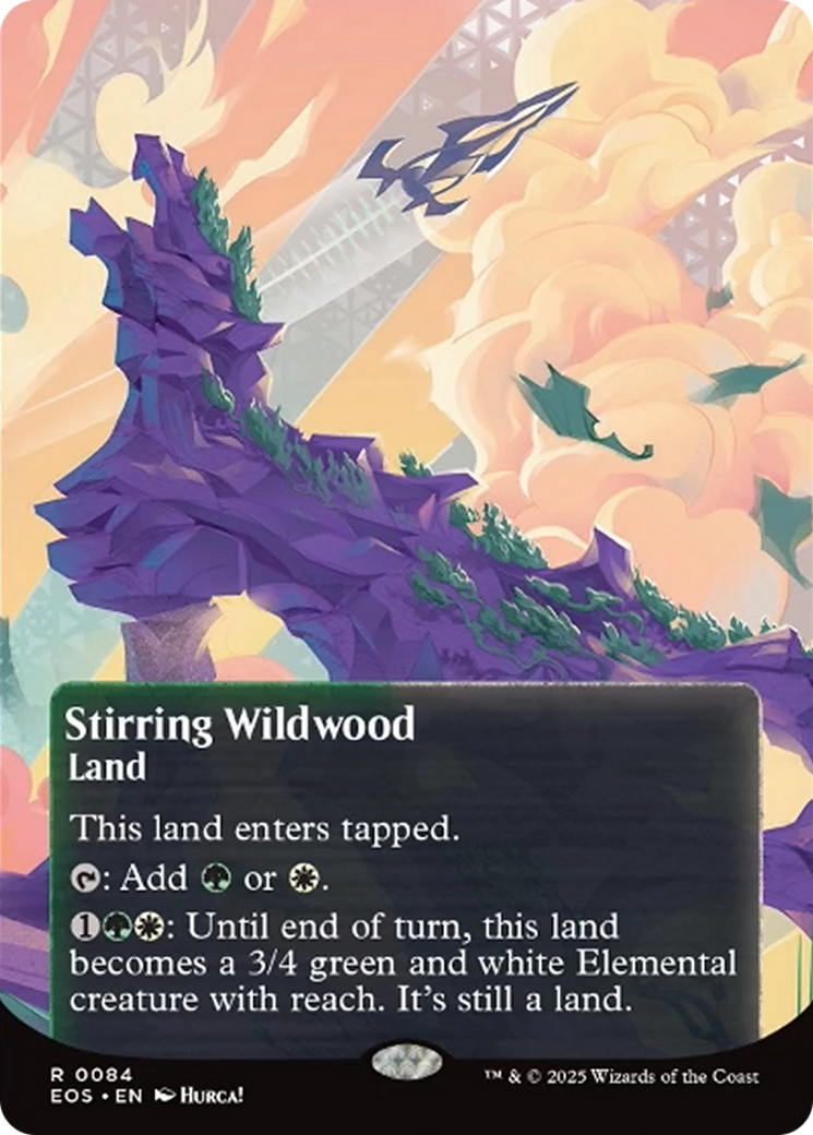 Stirring Wildwood (0084) (Borderless) [Edge of Eternities: Stellar Sights] | Gamers Paradise