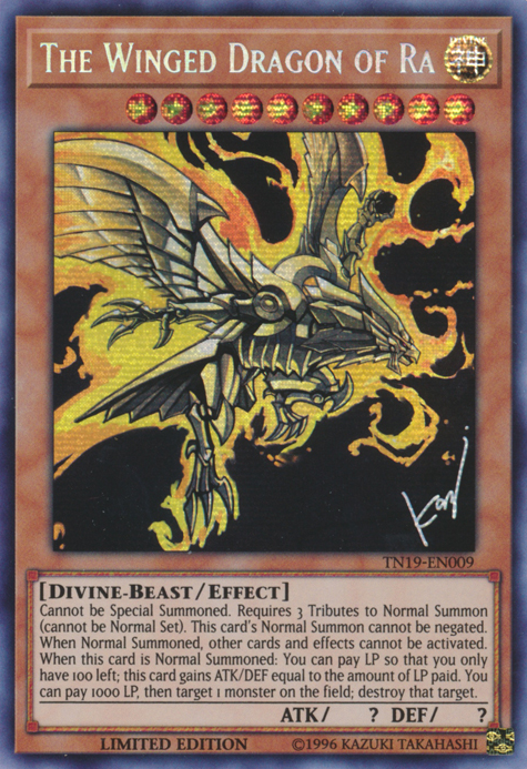 The Winged Dragon of Ra [TN19-EN009] Prismatic Secret Rare | Gamers Paradise