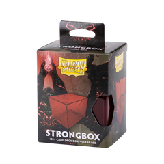 Dragon Shield: Strongbox - Clear Red | Gamers Paradise