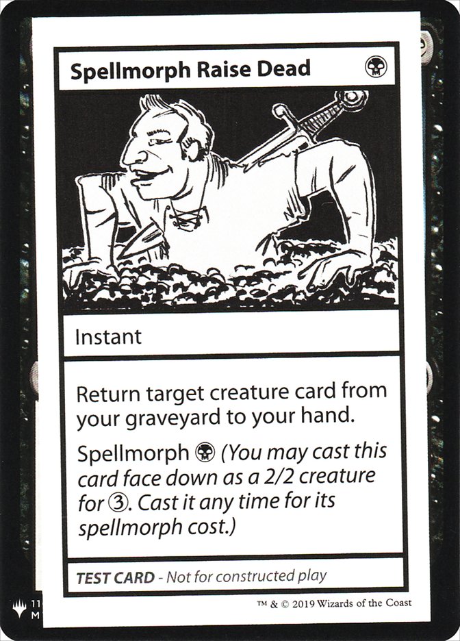 Spellmorph Raise Dead [Mystery Booster Playtest Cards] | Gamers Paradise
