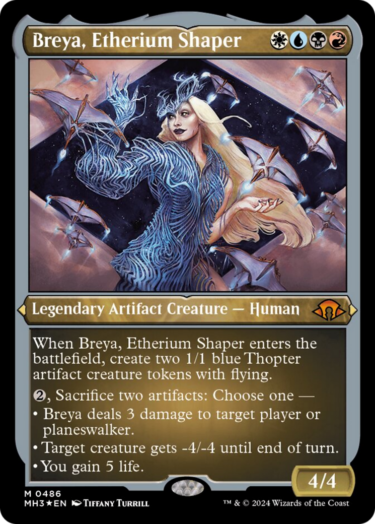 Breya, Etherium Shaper (Foil Etched) [Modern Horizons 3] | Gamers Paradise