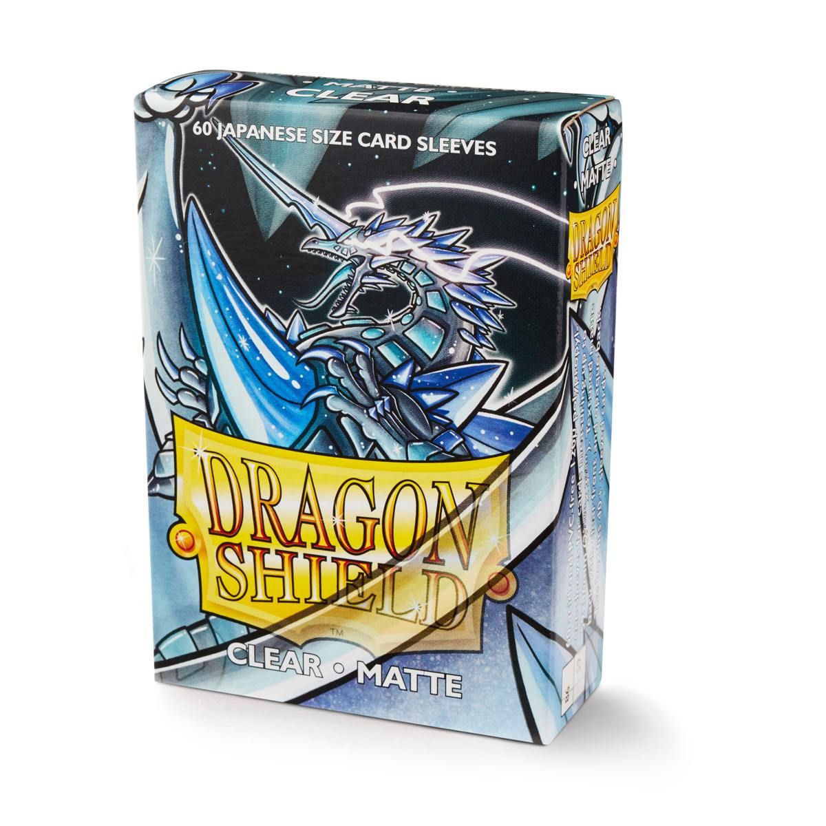 Dragon Shield: Japanese Size 60ct Sleeves - Clear (Matte) | Gamers Paradise