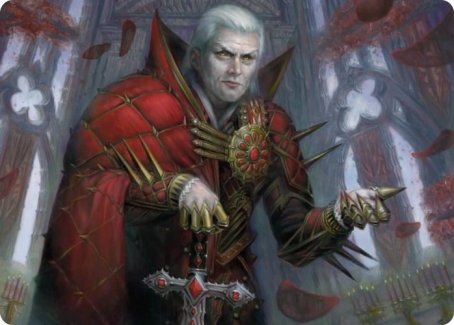 Edgar, Charmed Groom 1 Art Card [Innistrad: Crimson Vow Art Series] | Gamers Paradise