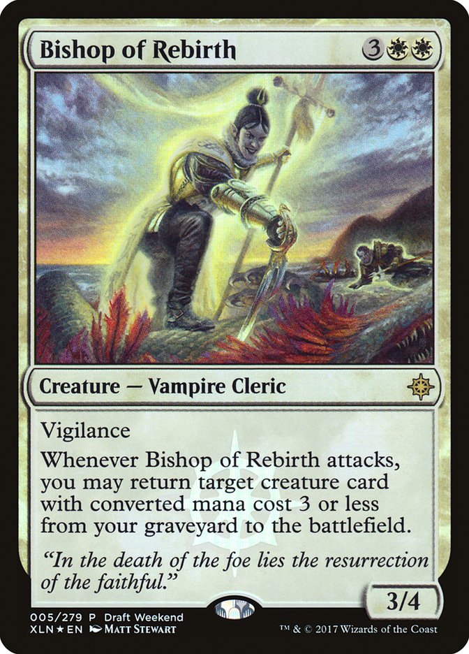 Bishop of Rebirth (Draft Weekend) [Ixalan Promos] | Gamers Paradise