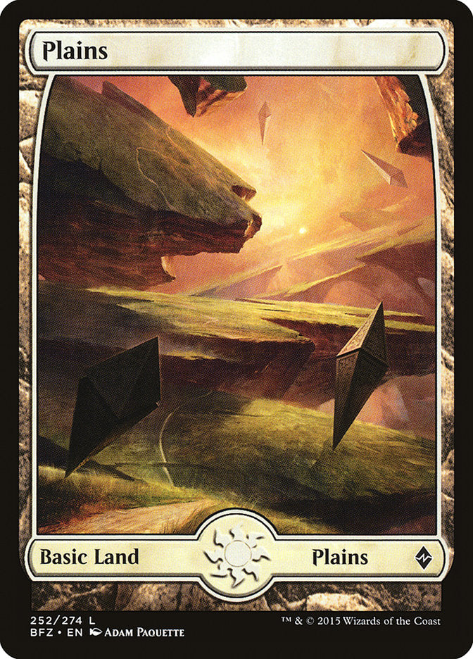 Plains (252) (Full Art) [Battle for Zendikar] | Gamers Paradise
