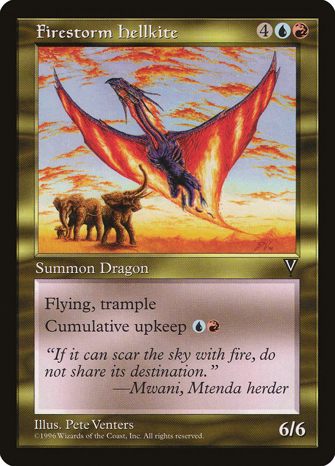 Firestorm Hellkite [Visions] | Gamers Paradise