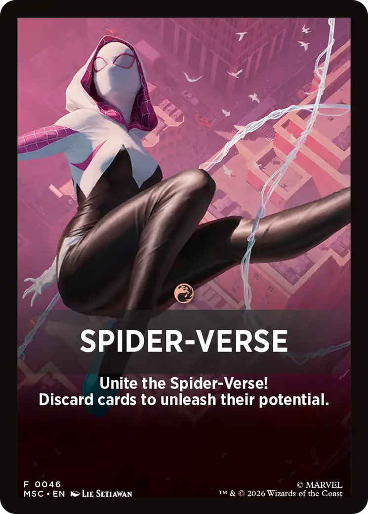 Spider-Verse Theme Card [Marvel Super Heroes Commander] | Gamers Paradise