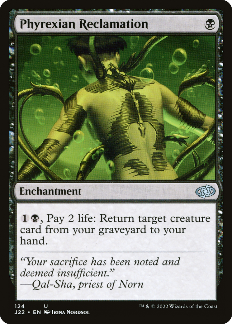 Phyrexian Reclamation [Jumpstart 2022] | Gamers Paradise