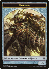 Horror // Thopter Double-Sided Token [Commander 2016 Tokens] | Gamers Paradise