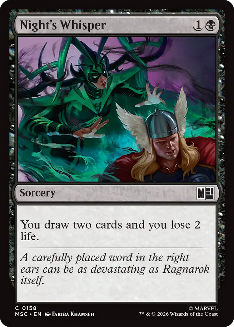 Night's Whisper [Marvel Super Heroes Commander] | Gamers Paradise