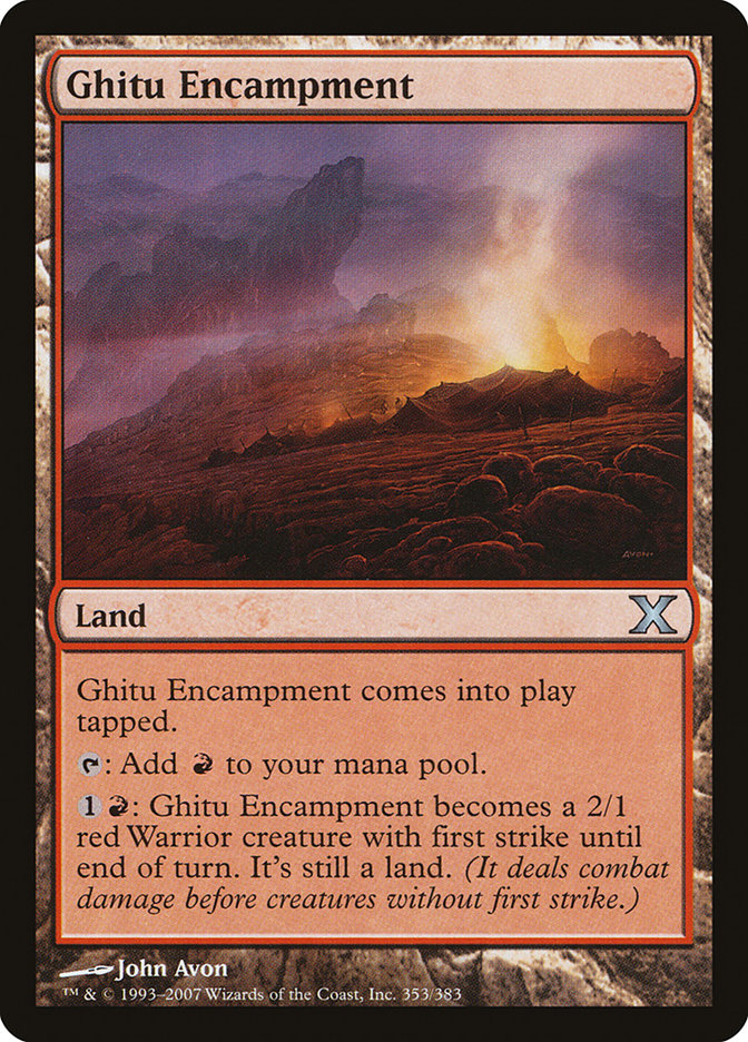 Ghitu Encampment [Tenth Edition] | Gamers Paradise