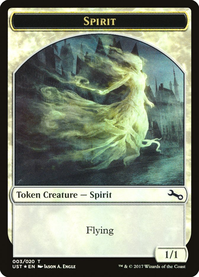 Spirit (003) // Spirit Double-Sided Token [Unstable Tokens] | Gamers Paradise