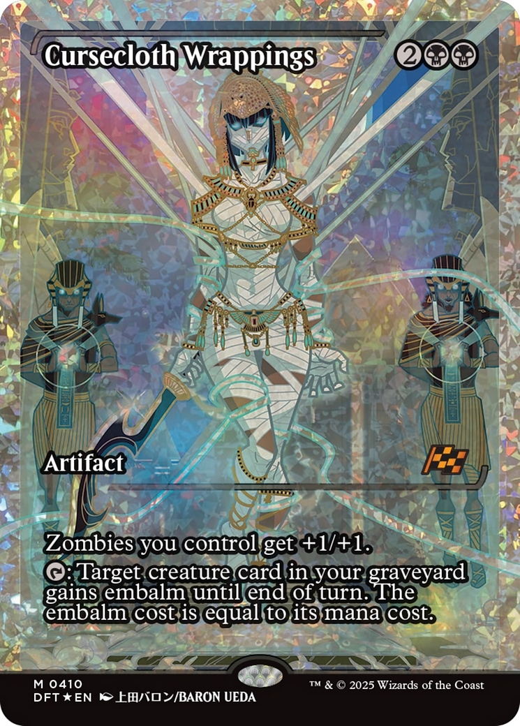 Cursecloth Wrappings (Showcase) (Fracture Foil) [Aetherdrift] | Gamers Paradise