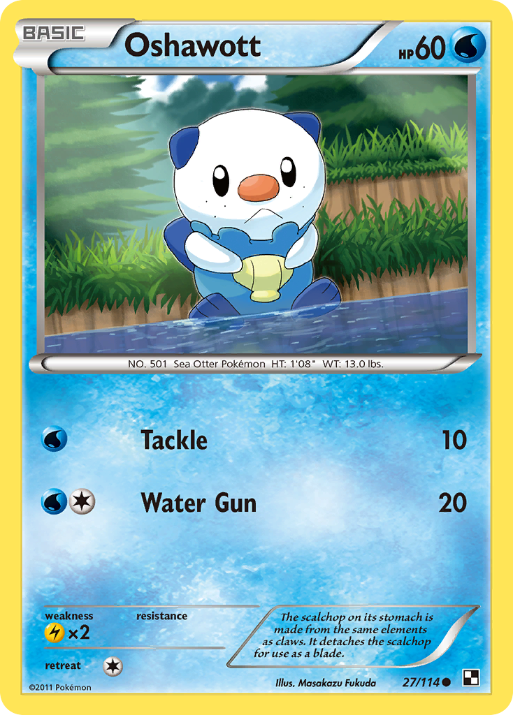 Oshawott (27/114) [Black & White: Base Set] | Gamers Paradise