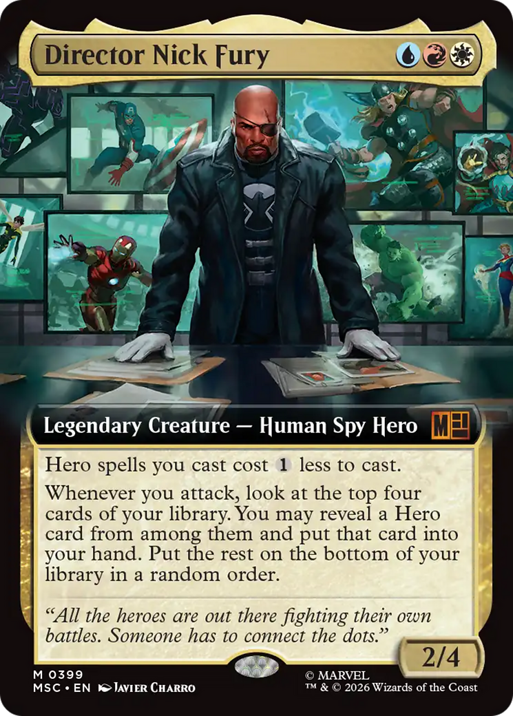 Director Nick Fury (Extended Art) [Marvel Super Heroes Commander] | Gamers Paradise