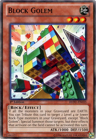 Block Golem [REDU-EN035] Common | Gamers Paradise
