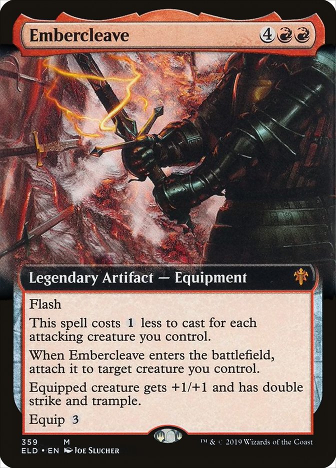 Embercleave (Extended Art) [Throne of Eldraine] | Gamers Paradise