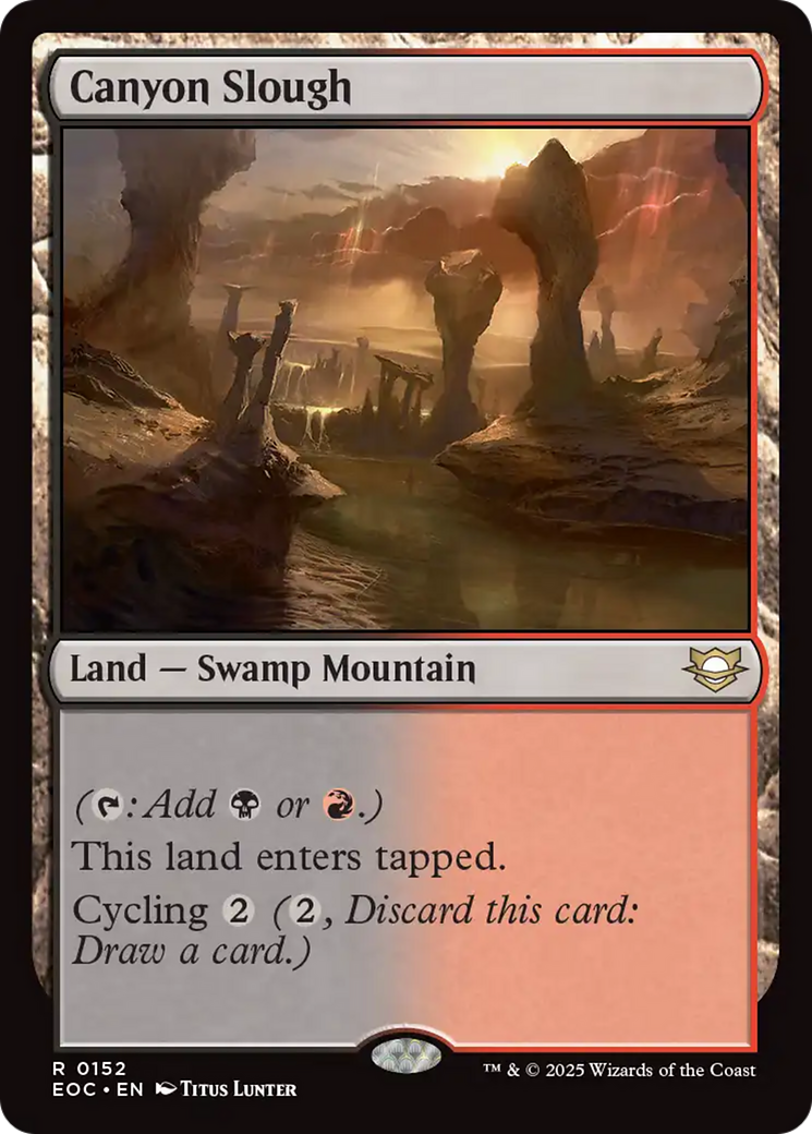 Canyon Slough [Edge of Eternities Commander] | Gamers Paradise