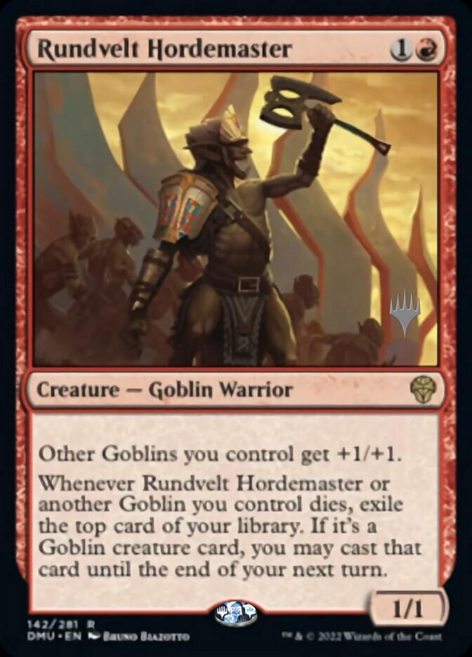 Rundvelt Hordemaster (Promo Pack) [Dominaria United Promos] | Gamers Paradise