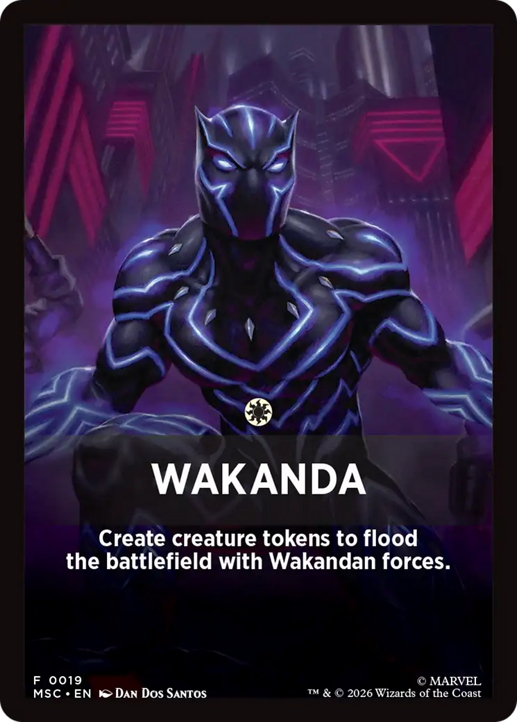 Wakanda Theme Card [Marvel Super Heroes Commander] | Gamers Paradise