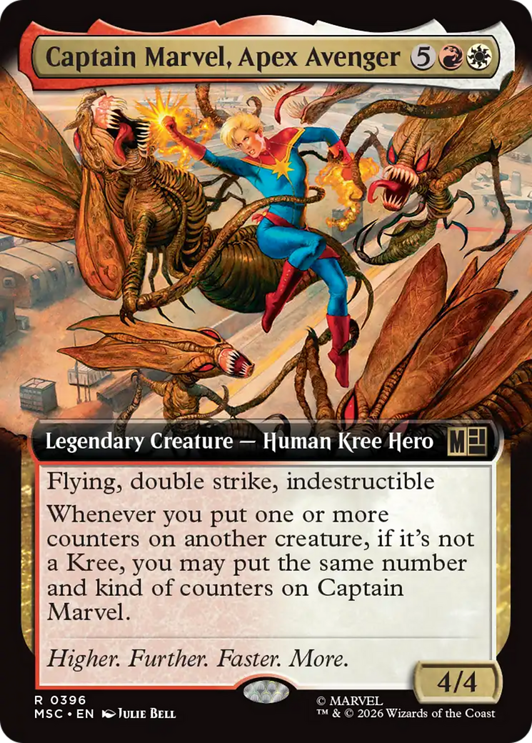 Captain Marvel, Apex Avenger (Extended Art) [Marvel Super Heroes Commander] | Gamers Paradise