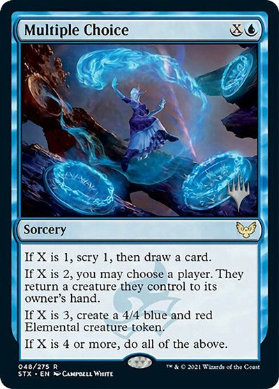 Multiple Choice (Promo Pack) [Strixhaven: School of Mages Promos] | Gamers Paradise