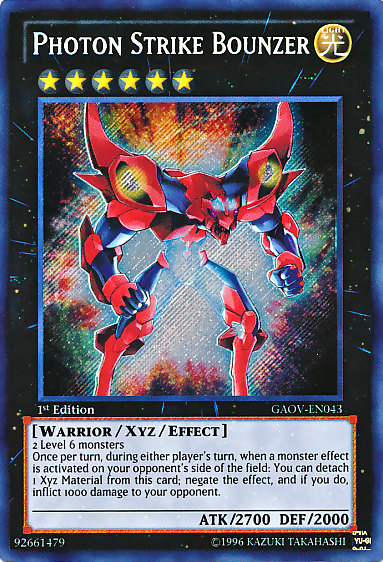 Photon Strike Bounzer [GAOV-EN043] Secret Rare | Gamers Paradise