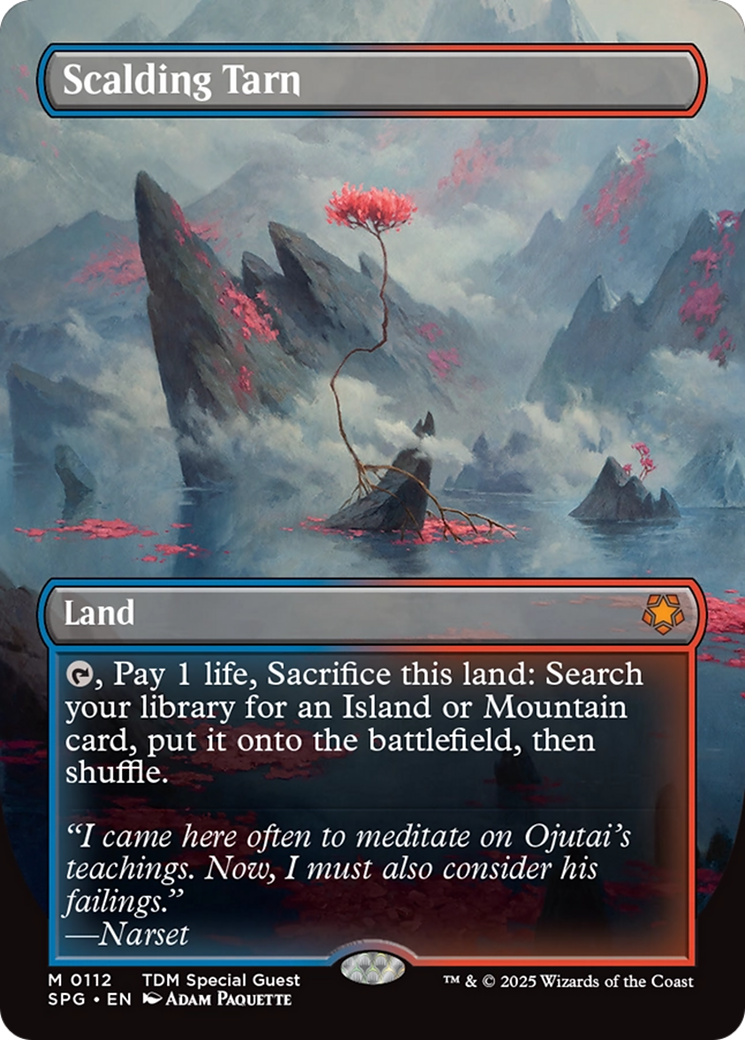 Scalding Tarn (Borderless) [Tarkir: Dragonstorm Special Guests] | Gamers Paradise