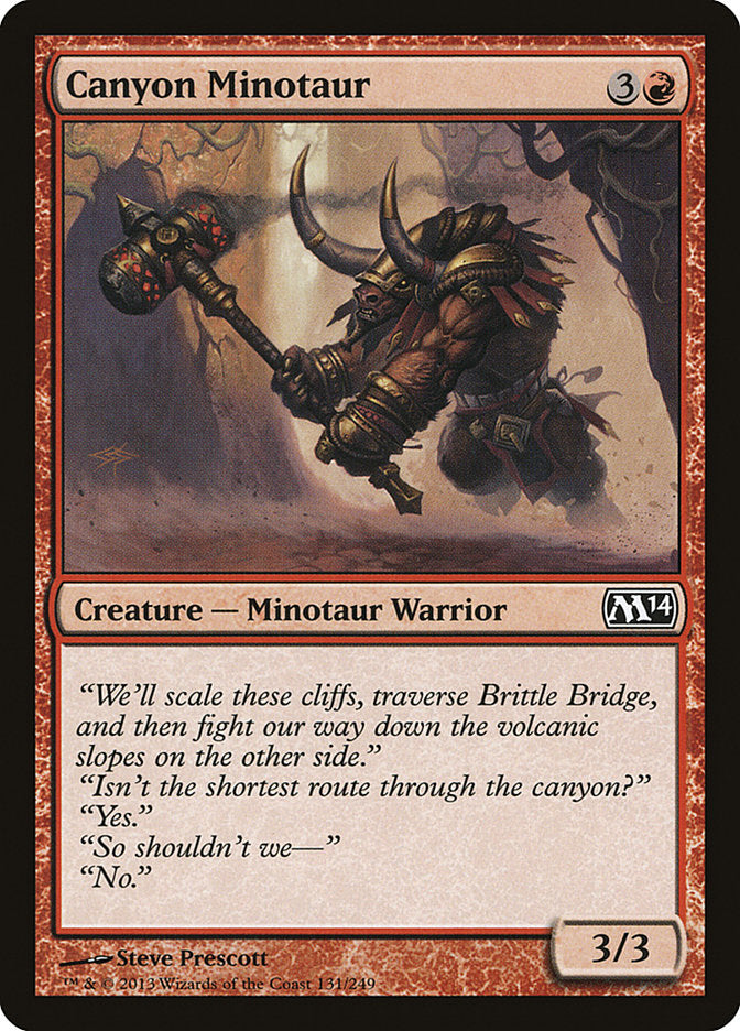 Canyon Minotaur [Magic 2014] | Gamers Paradise