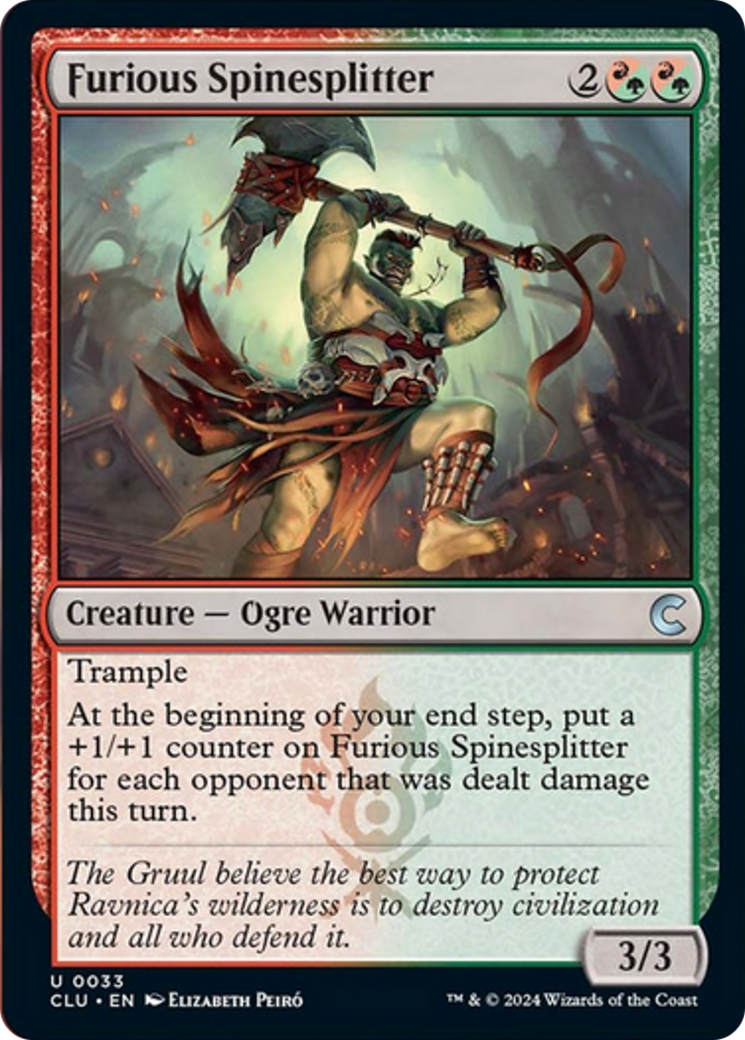 Furious Spinesplitter [Ravnica: Clue Edition] | Gamers Paradise