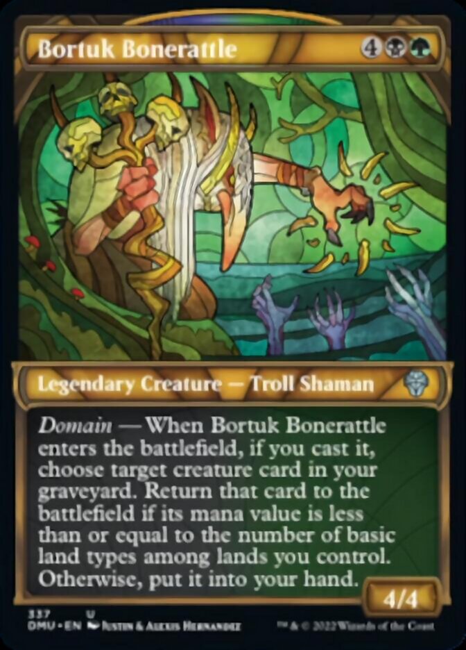 Bortuk Bonerattle (Showcase Textured) [Dominaria United] | Gamers Paradise